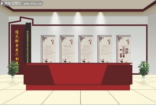 便民服務(wù)大廳禮儀服務(wù)設(shè)計(jì)圖解析